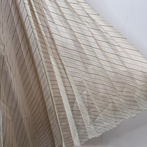 Acne Studios Striped Asymmetric Button Skirt Beige NWT Size 40 Avant Garde - Picture 4 of 11